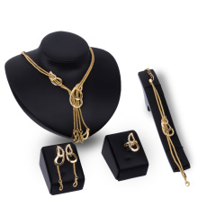 18 Karat Vergoldete Kristall Schmuck Sets (C-XSST0030)